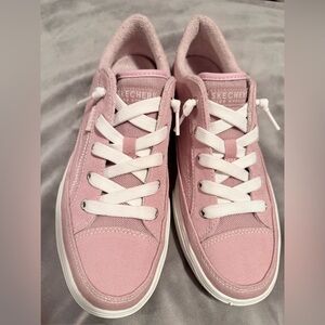 Skechers Light Pink Canvas Sneakers